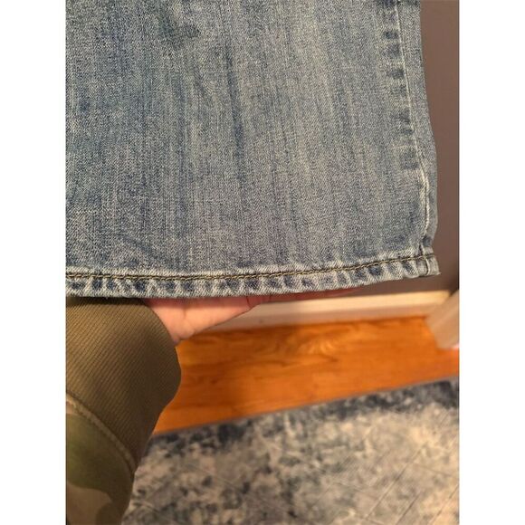 Wrangler Men's Relaxed Straight Jeans Blue Size 40x32 5-Pocket Design - Picture 7 of 13